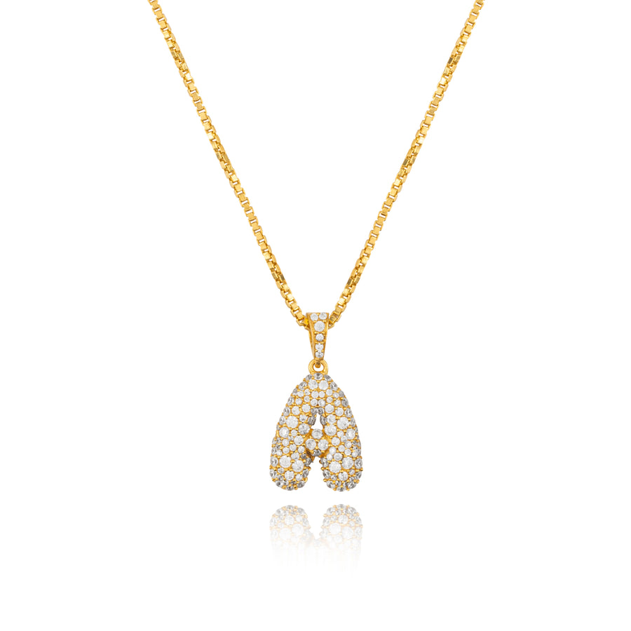 Soul Letter Necklace (14K Gold Vermeil)