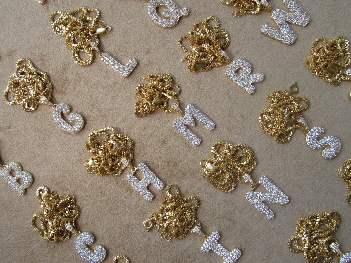 Soul Letter Necklace (14K Gold Vermeil)