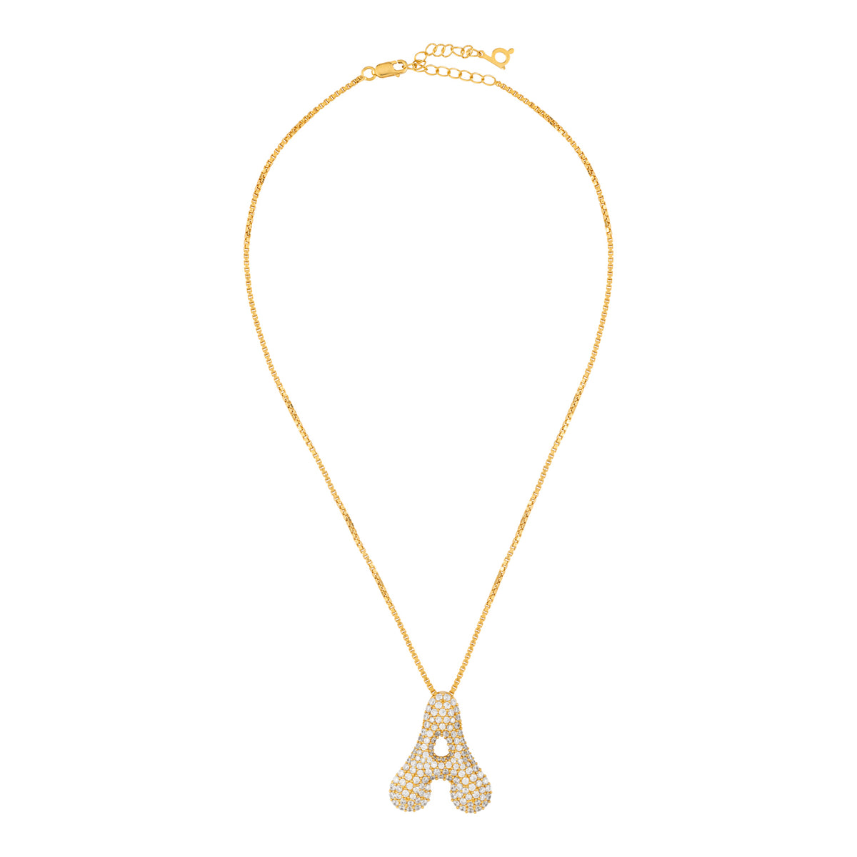 Rebel Letter Necklace (14K Gold Vermeil)