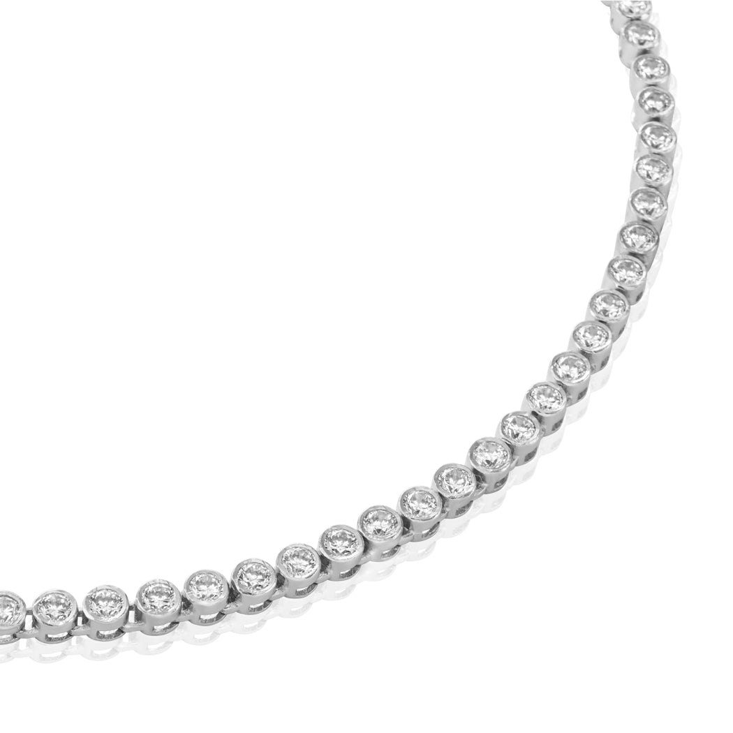 Victory Tennis Necklace (925 Sterling Silver)