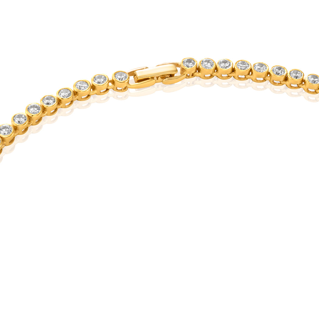 Victory Tennis Necklace (14K Gold Vermeil)