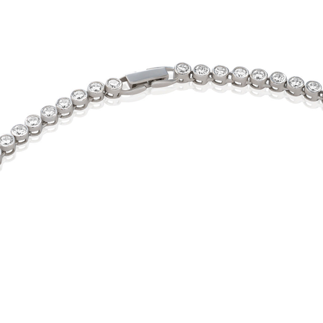 Victory Tennis Necklace (925 Sterling Silver)