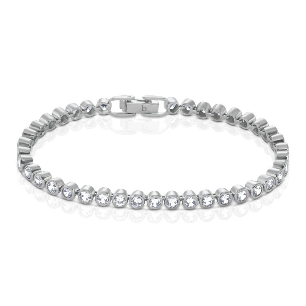 Eternal Tennis Bracelet – White Diamond (925 Sterling Silver)