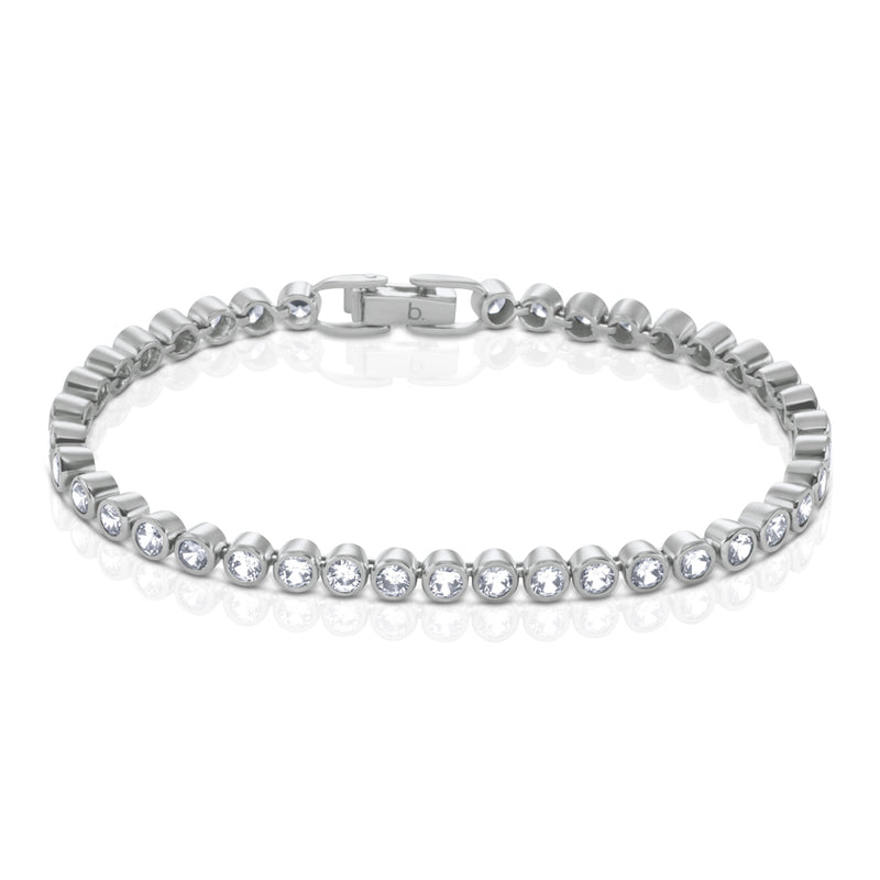 Eternal Tennis Bracelet – White Diamond (925 Sterling Silver)