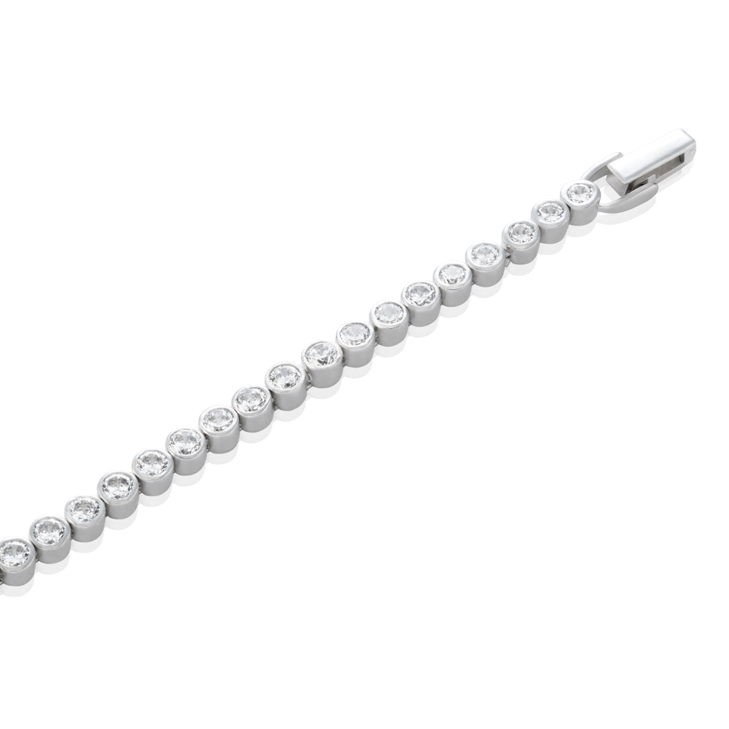Eternal Tennis Bracelet – White Diamond (925 Sterling Silver)