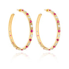 Statement Hoop Earrings (14K Gold Plated)