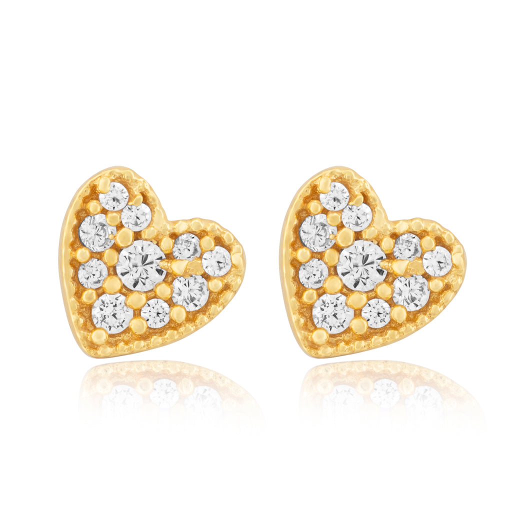 Fierce Stud Earrings (14K Gold Vermeil)