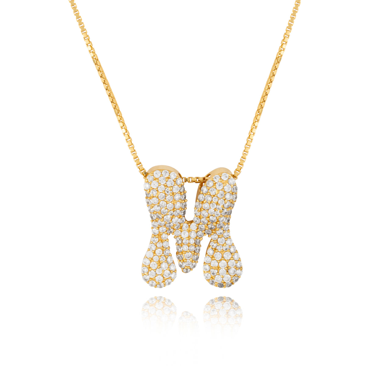 Rebel Letter Necklace (14K Gold Vermeil)