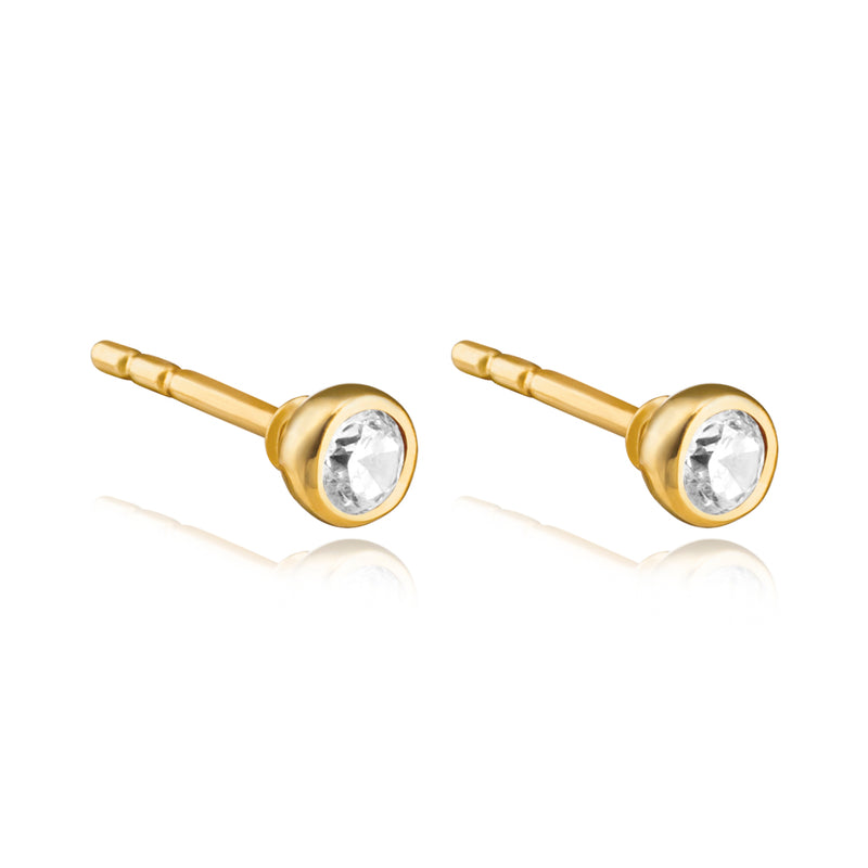 Bold Stud Earrings (14K Gold Plated)