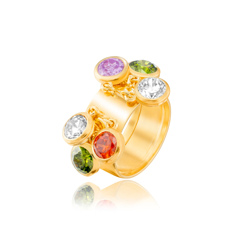 Wild Bangle Ring (14K Gold Vermeil)