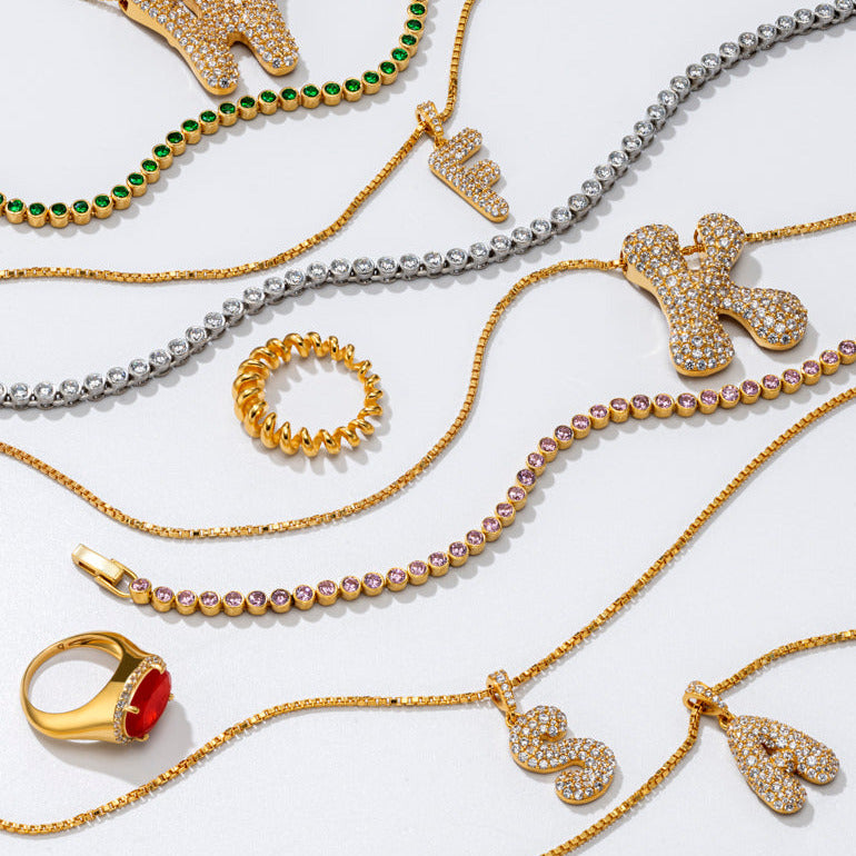 Soul Letter Necklace (14K Gold Vermeil)