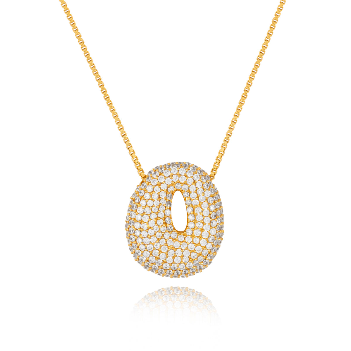 Rebel Letter Necklace (14K Gold Vermeil)