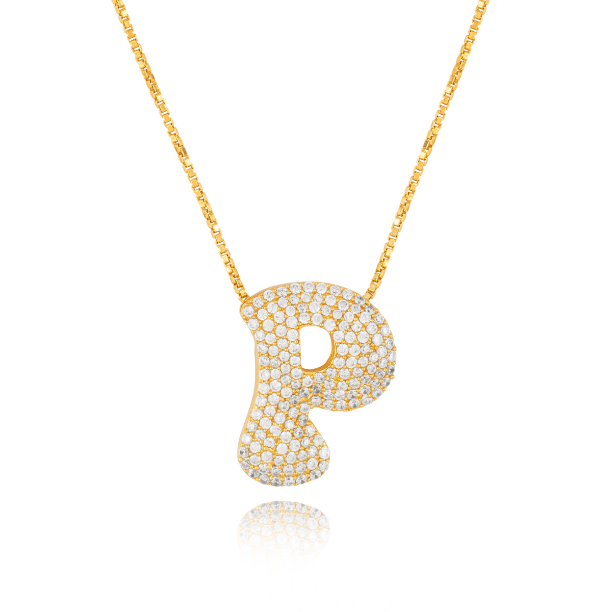 Rebel Letter Necklace (14K Gold Vermeil)