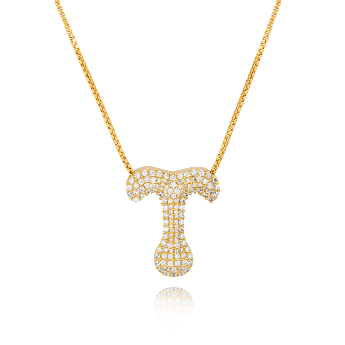 Rebel Letter Necklace (14K Gold Vermeil)