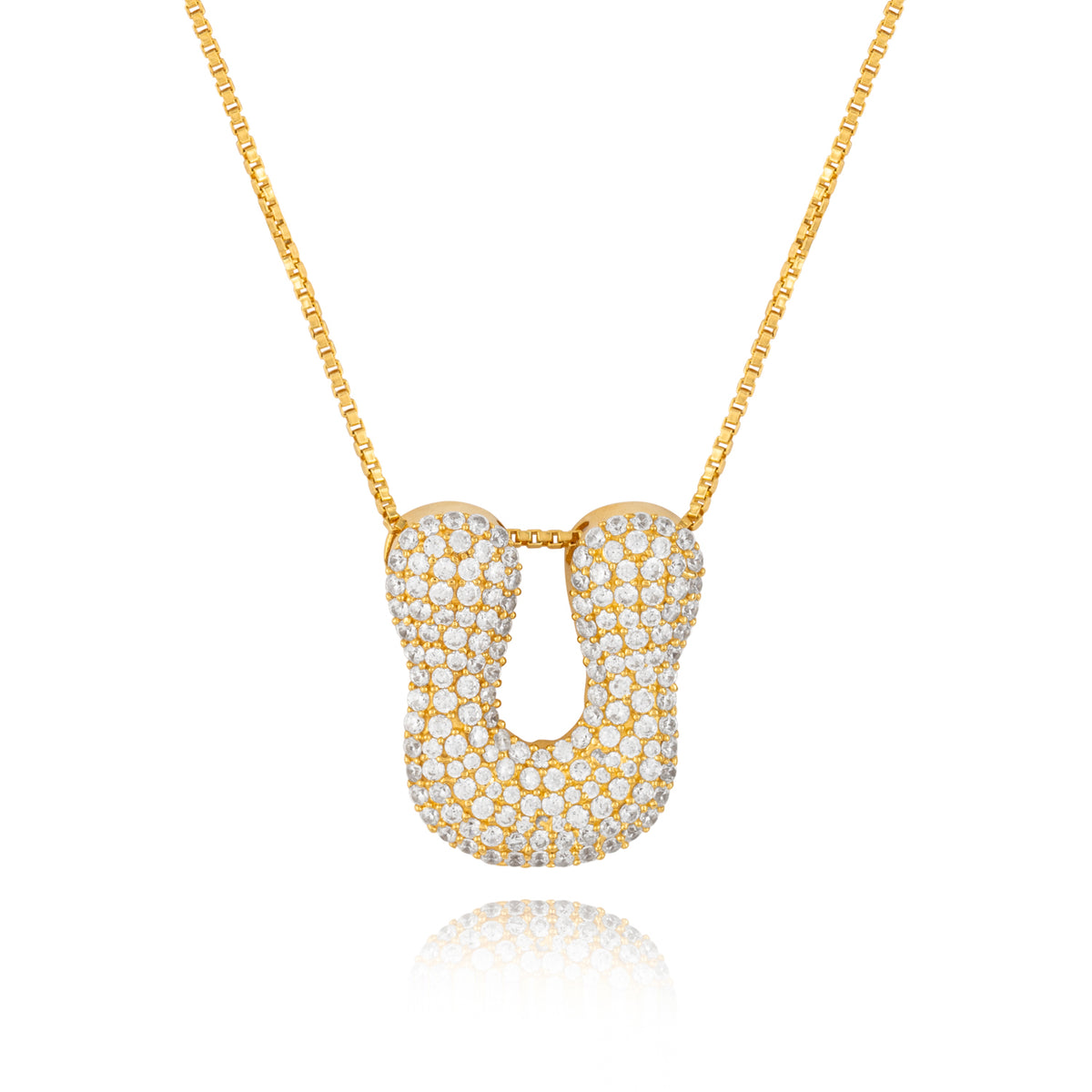 Rebel Letter Necklace (14K Gold Vermeil)