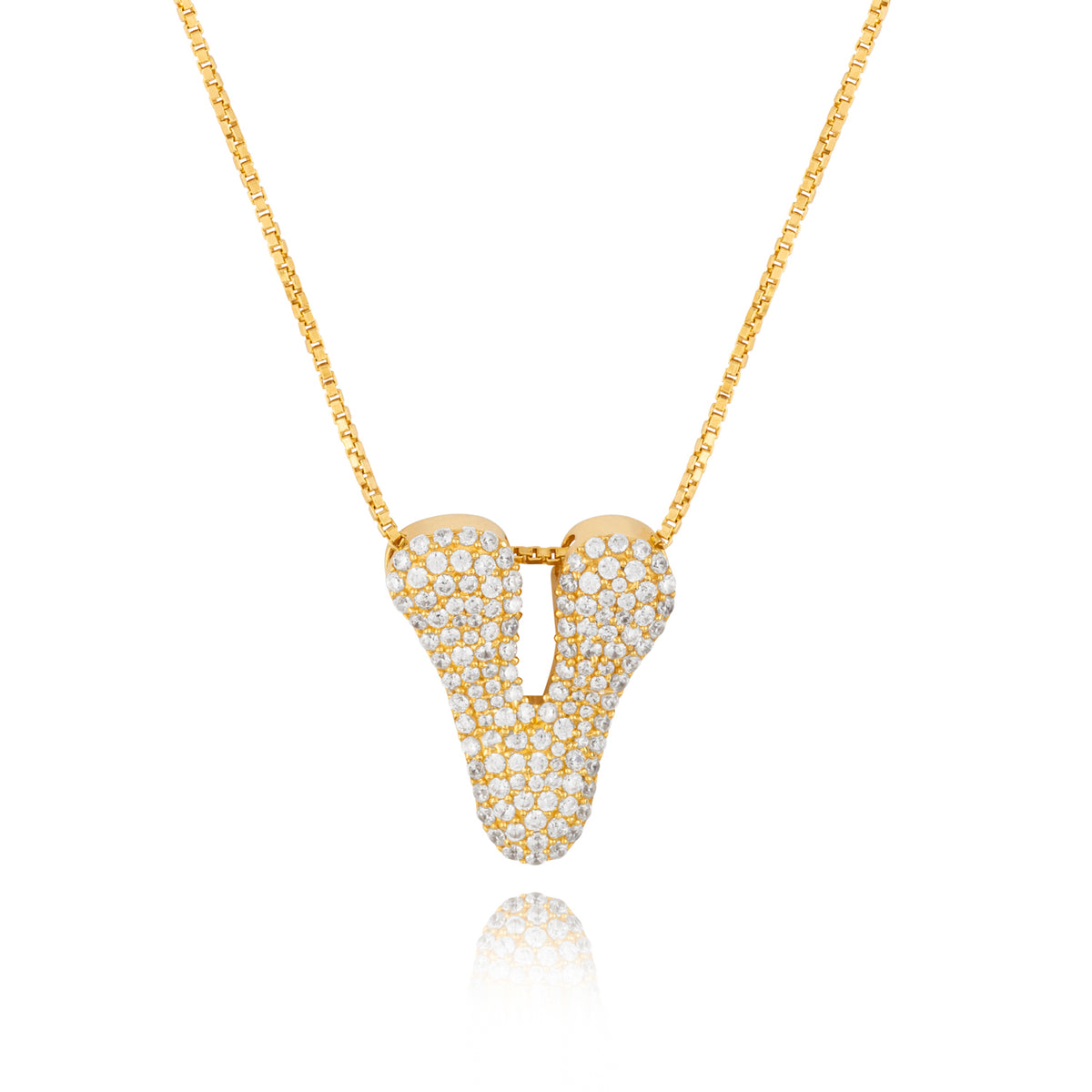 Rebel Letter Necklace (14K Gold Vermeil)