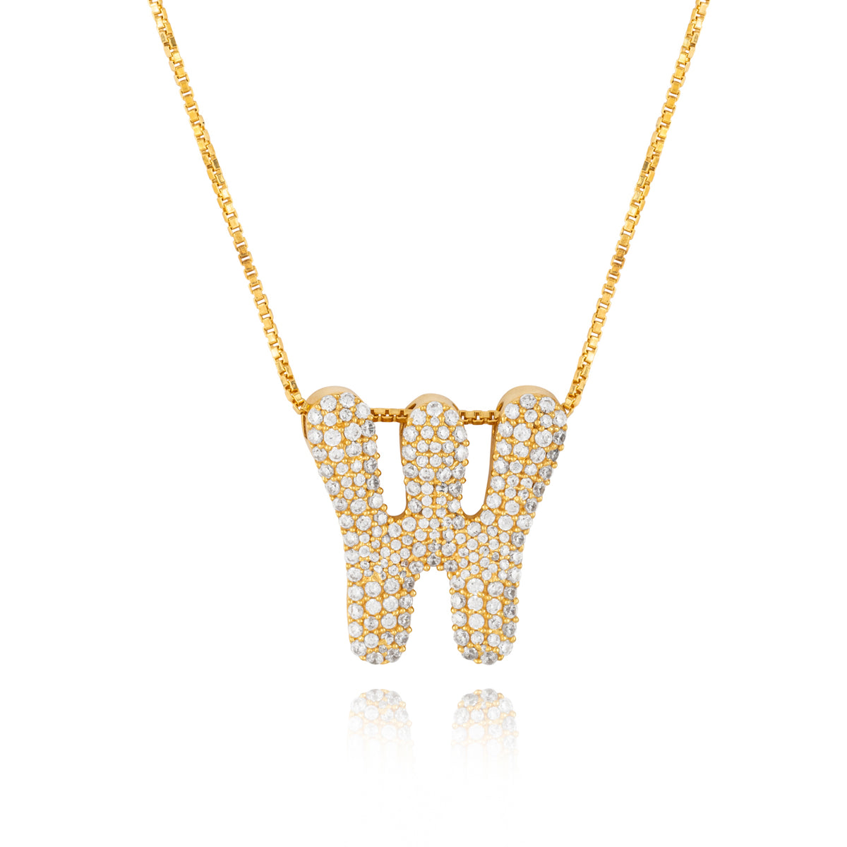 Rebel Letter Necklace (14K Gold Vermeil)