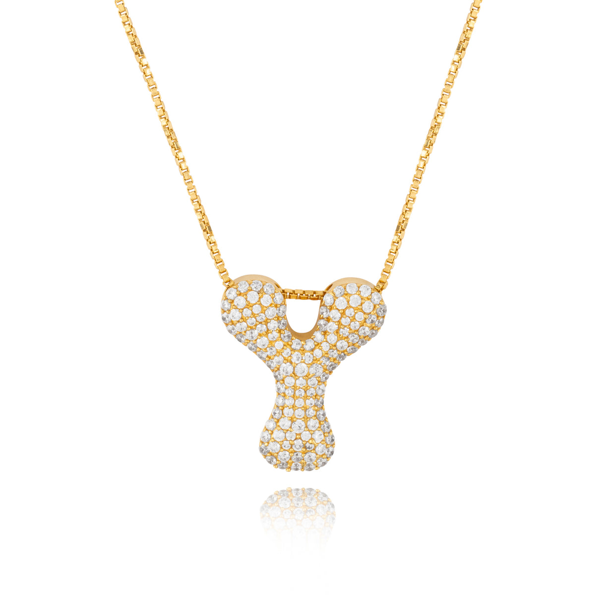 Rebel Letter Necklace (14K Gold Vermeil)