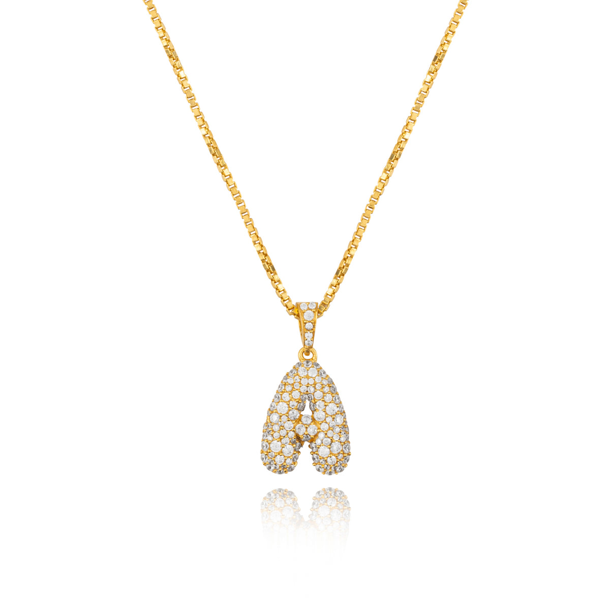 Soul Letter Necklace (14K Gold Vermeil)