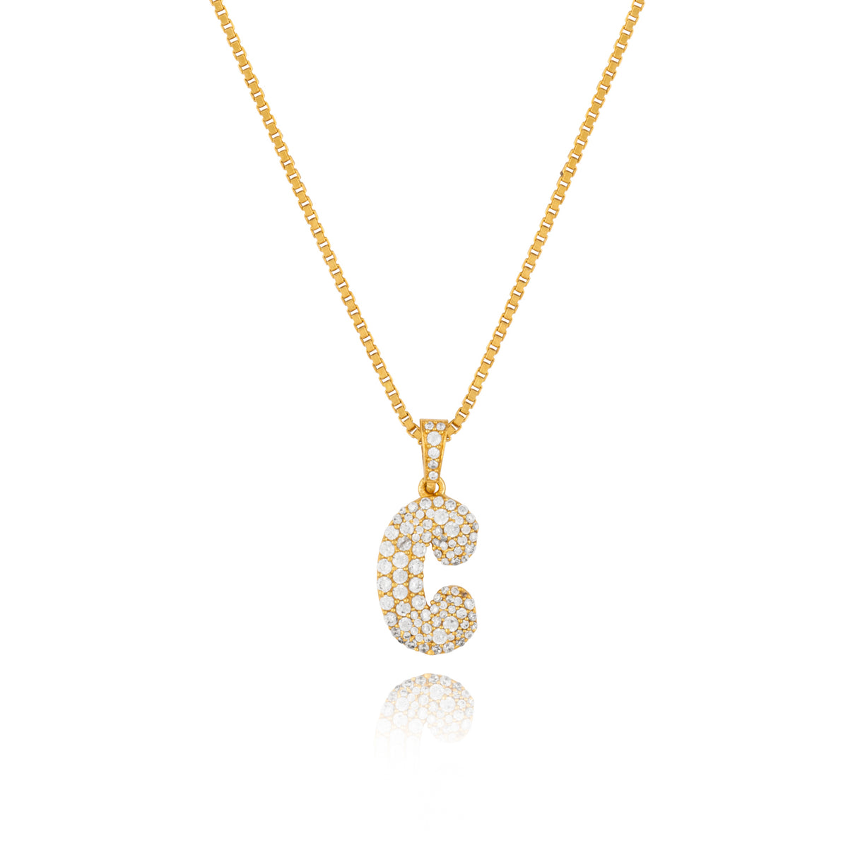 Soul Letter Necklace (14K Gold Vermeil)