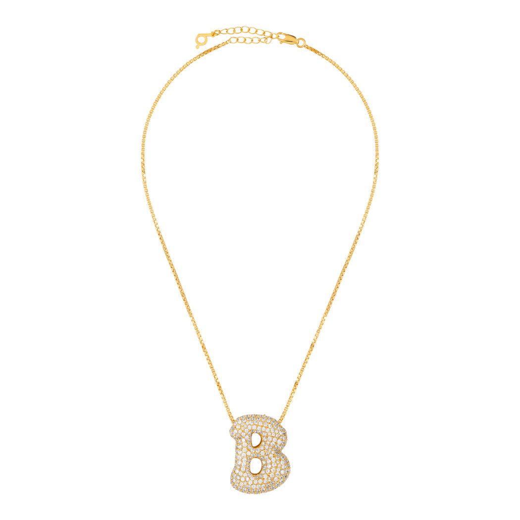 Rebel Letter Necklace (14K Gold Vermeil)