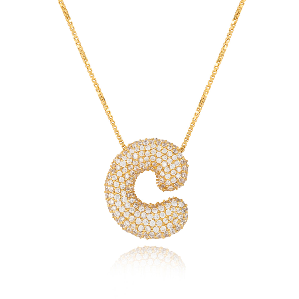 Rebel Letter Necklace (14K Gold Vermeil)