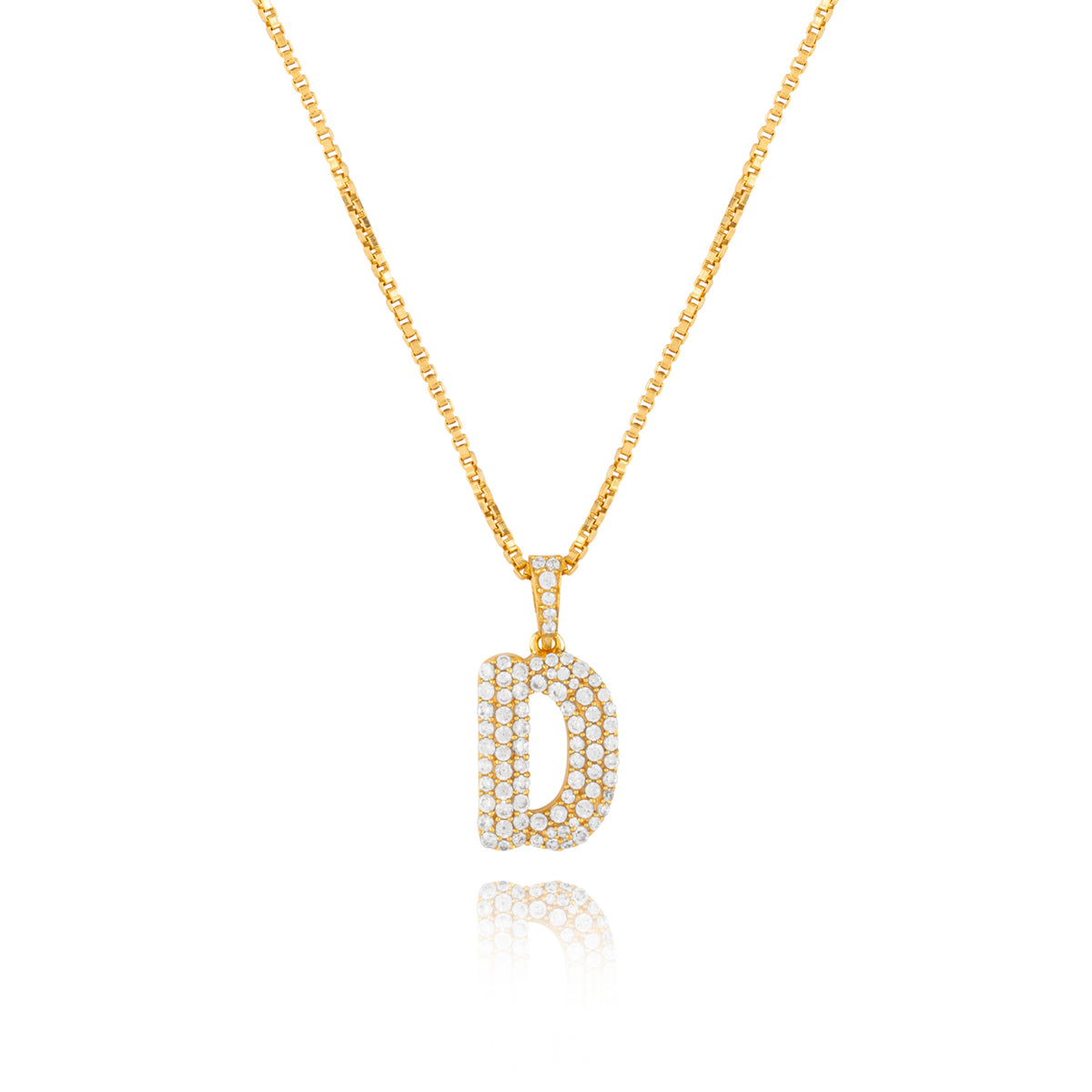 Soul Letter Necklace (14K Gold Vermeil)