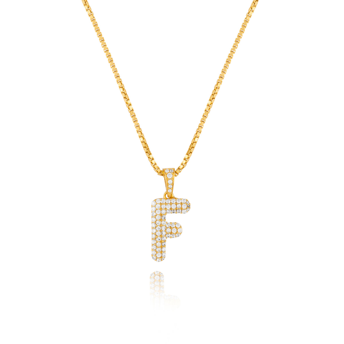 Soul Letter Necklace (14K Gold Vermeil)
