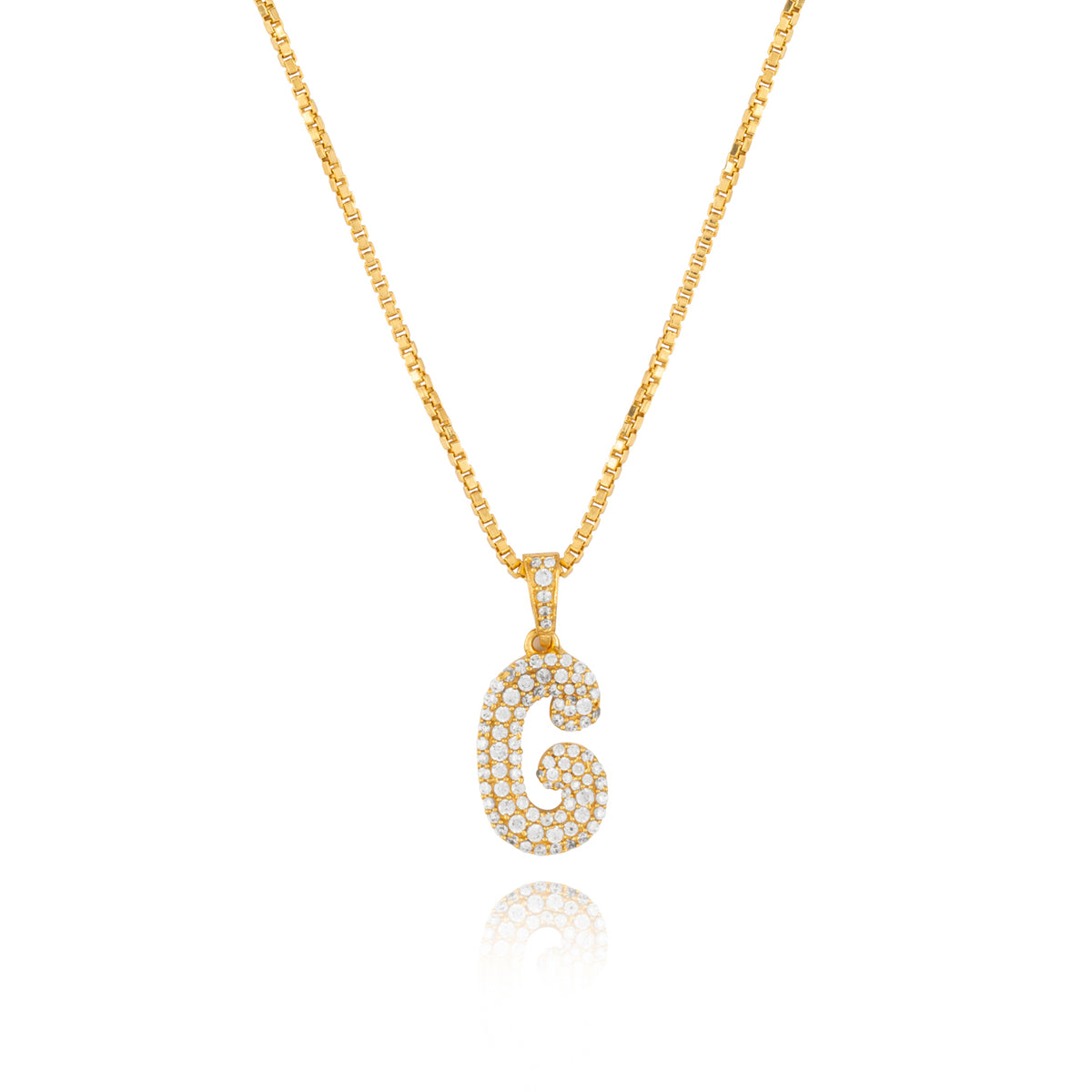 Soul Letter Necklace (14K Gold Vermeil)