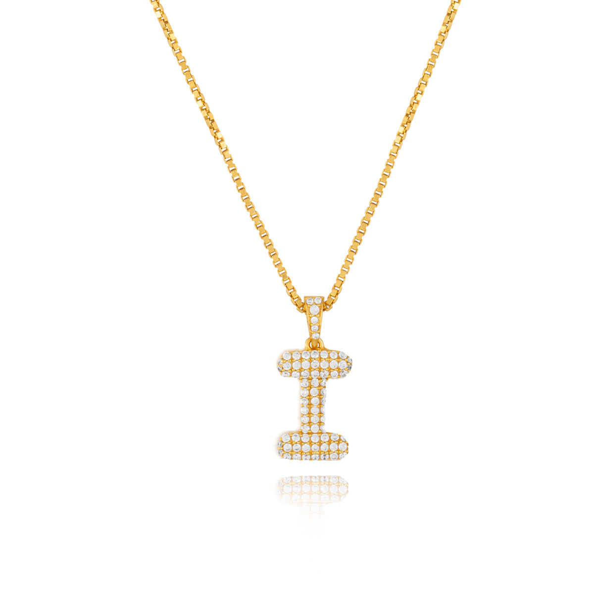 Soul Letter Necklace (14K Gold Vermeil)