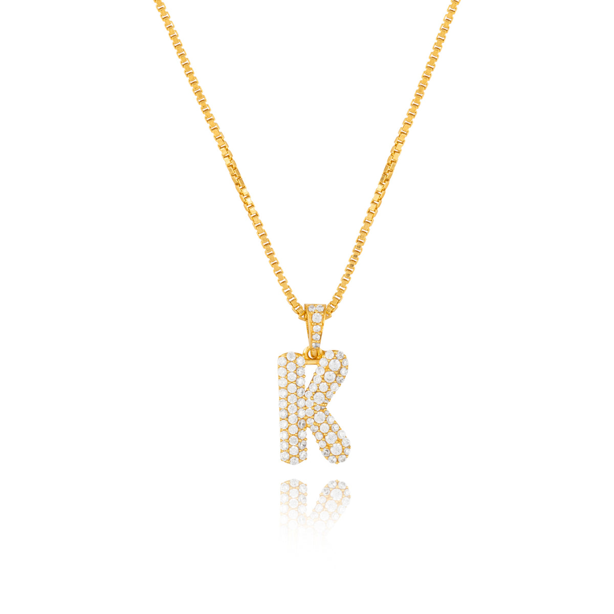 Soul Letter Necklace (14K Gold Vermeil)