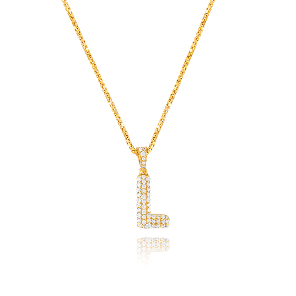 Soul Letter Necklace (14K Gold Vermeil)
