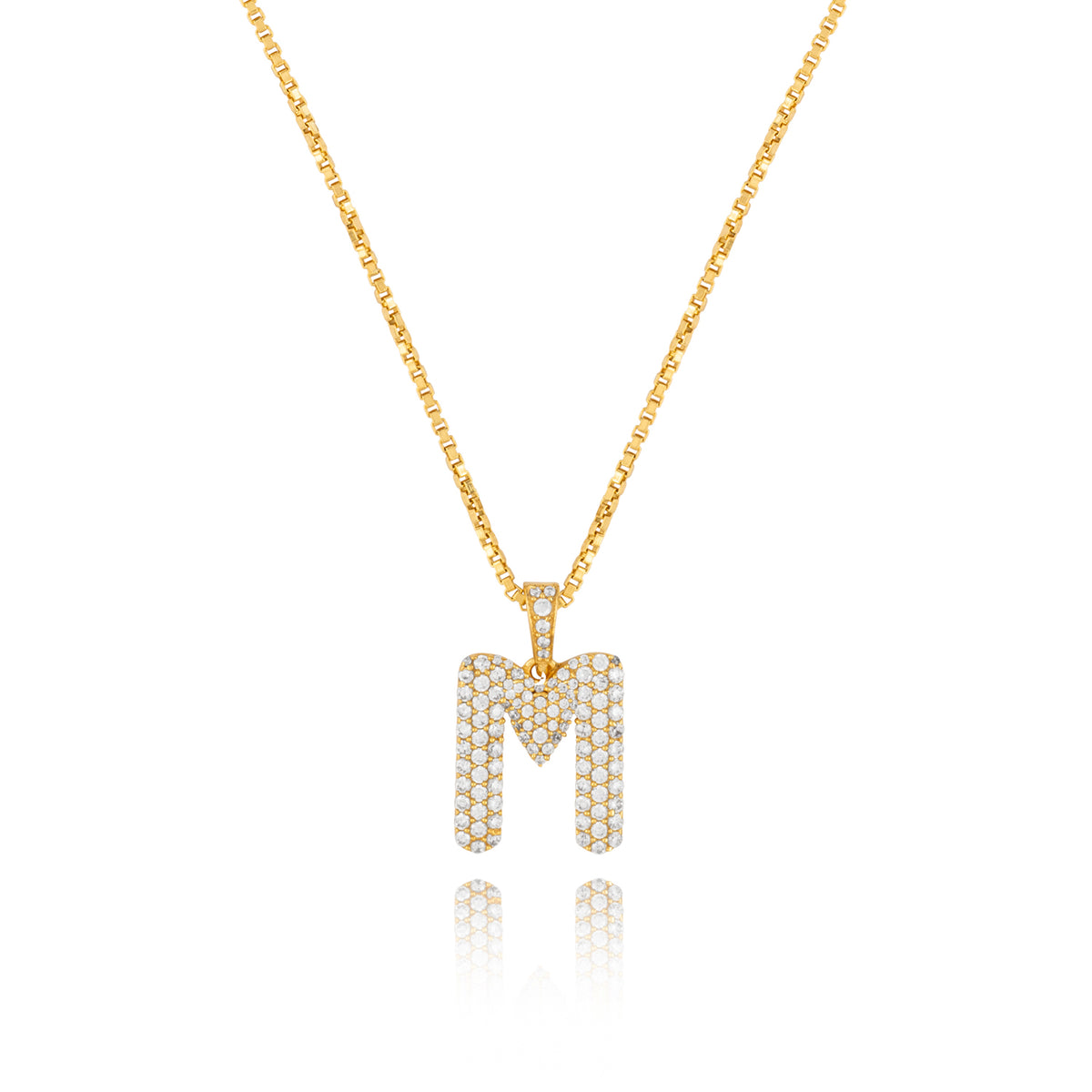 Soul Letter Necklace (14K Gold Vermeil)