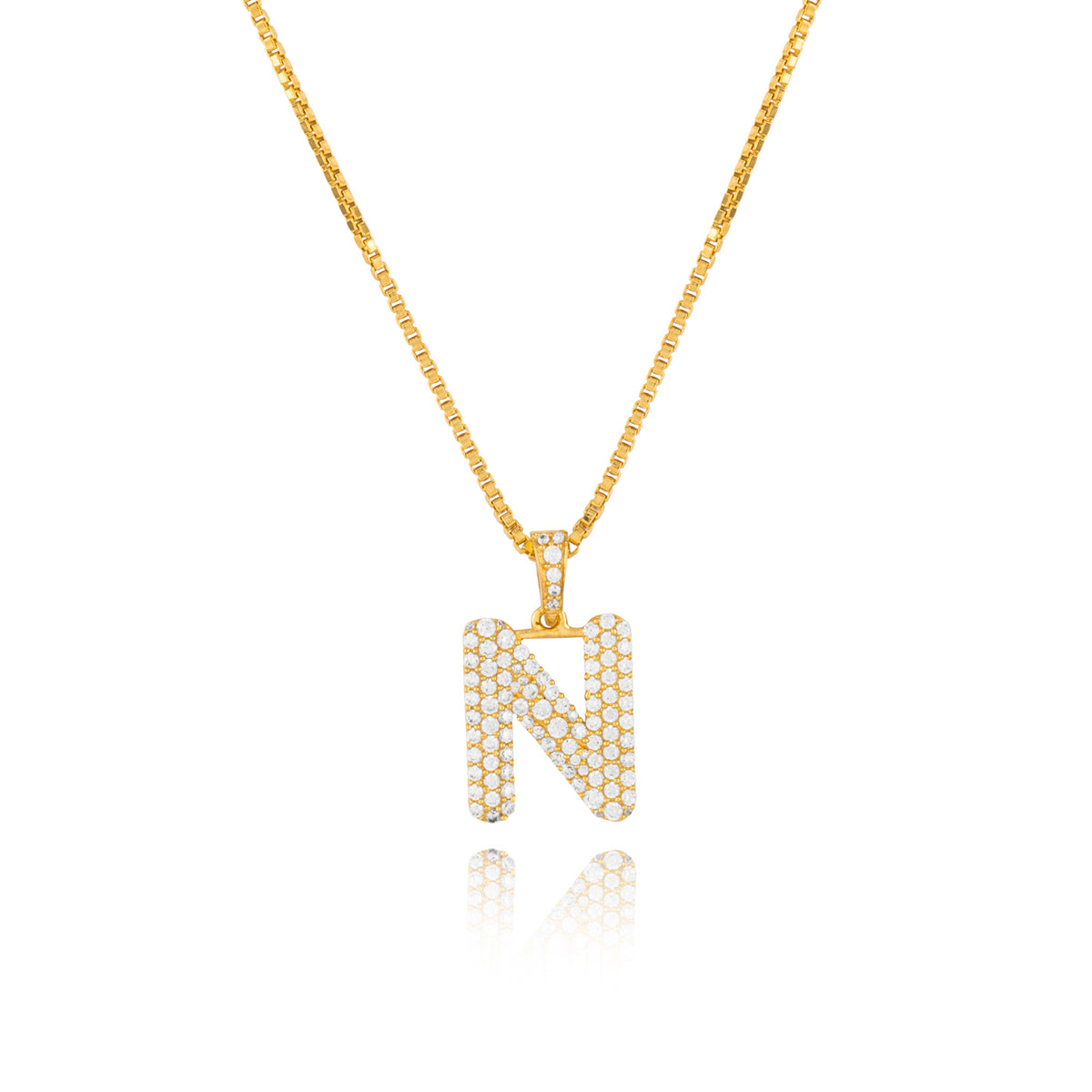 Soul Letter Necklace (14K Gold Vermeil)