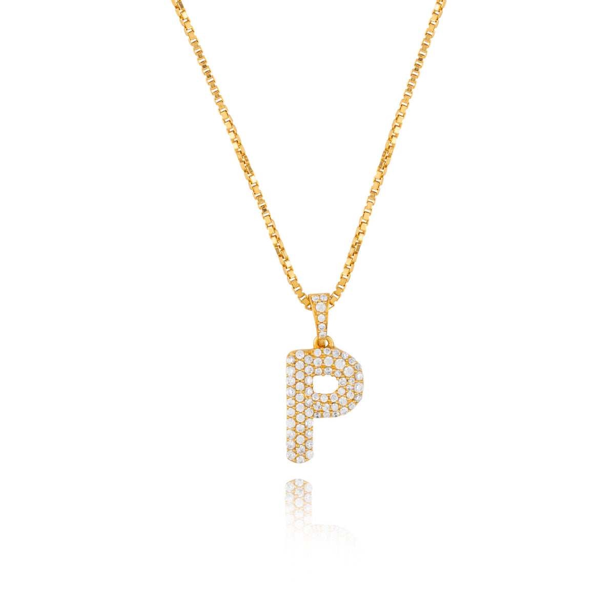 Soul Letter Necklace (14K Gold Vermeil)