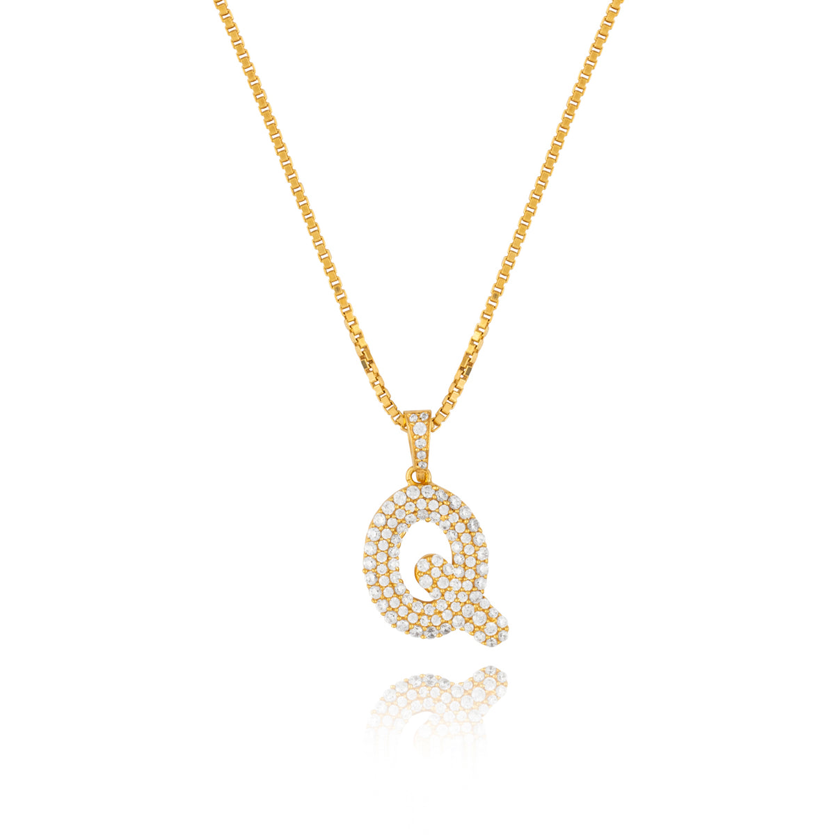 Soul Letter Necklace (14K Gold Vermeil)