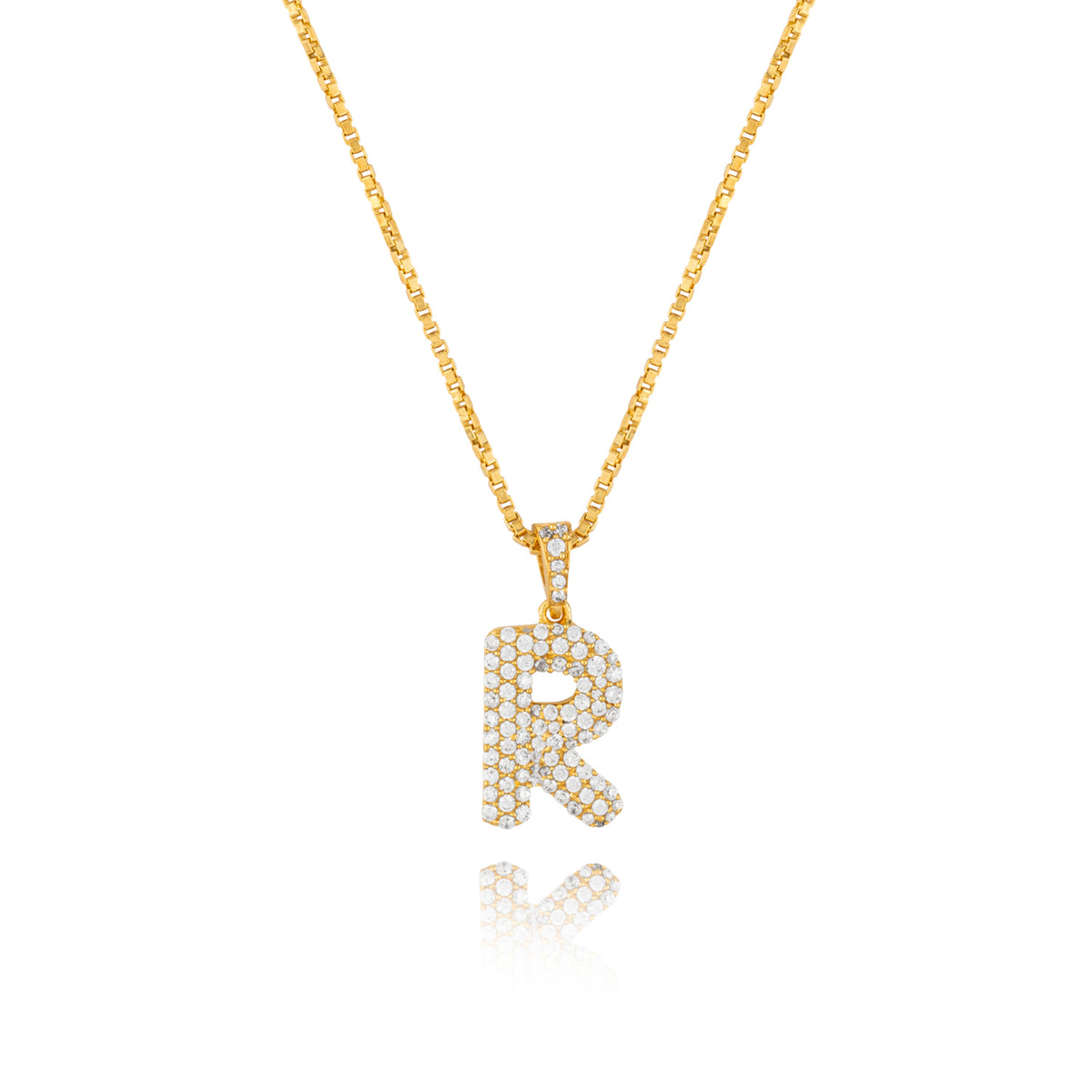 Soul Letter Necklace (14K Gold Vermeil)