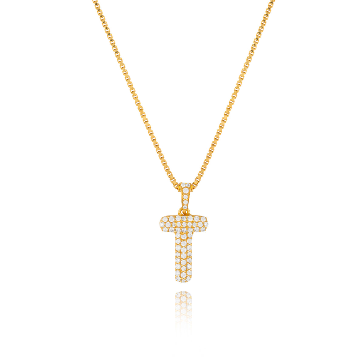 Soul Letter Necklace (14K Gold Vermeil)