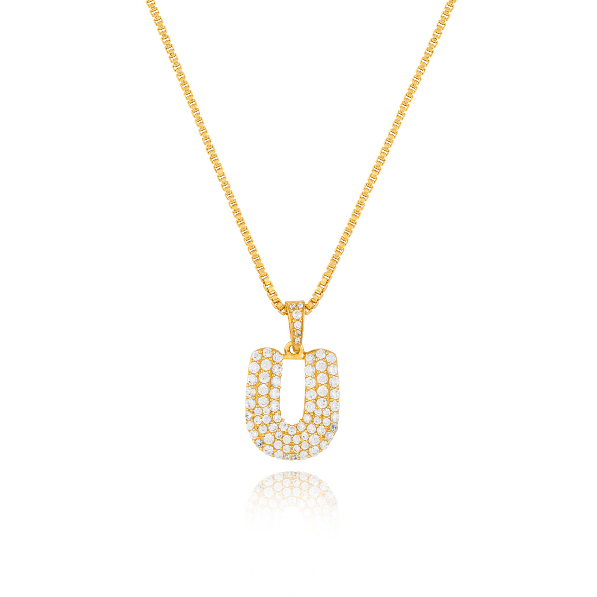 Soul Letter Necklace (14K Gold Vermeil)