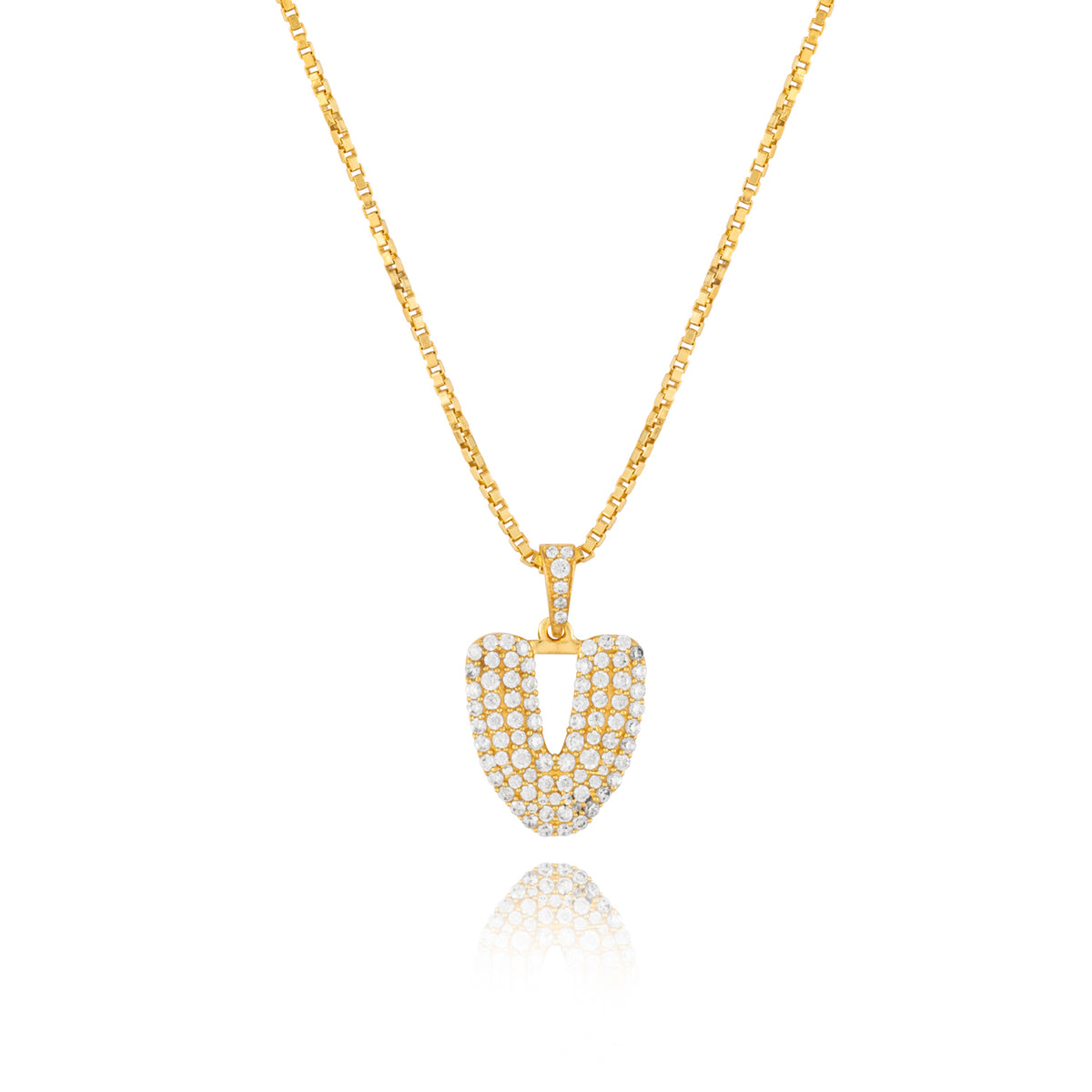 Soul Letter Necklace (14K Gold Vermeil)