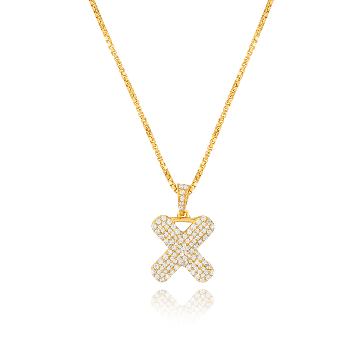 Soul Letter Necklace (14K Gold Vermeil)