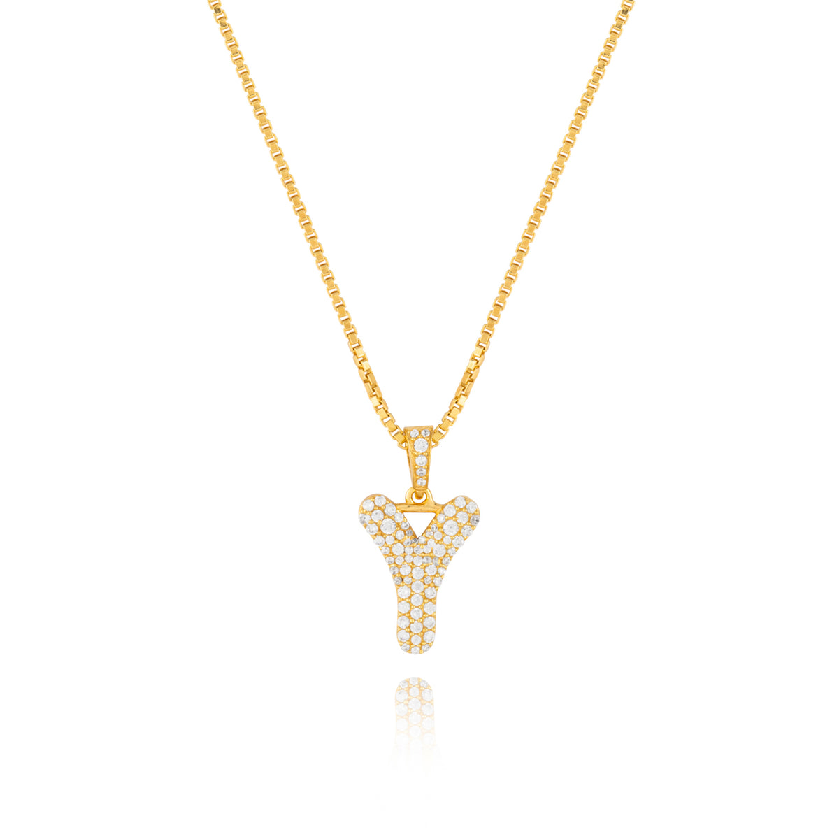 Soul Letter Necklace (14K Gold Vermeil)