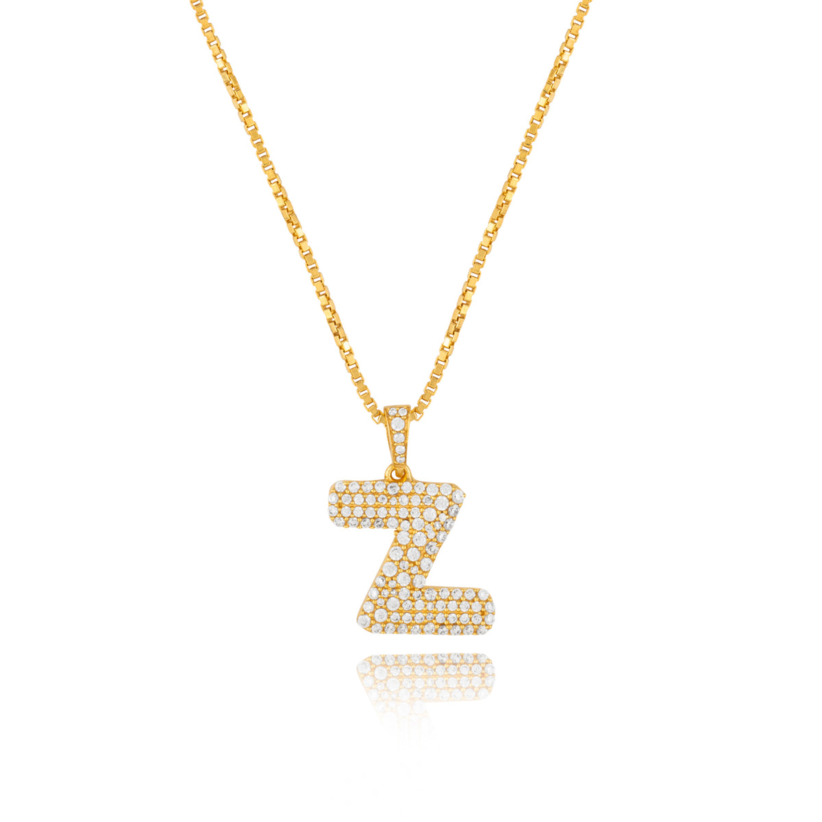 Soul Letter Necklace (14K Gold Vermeil)