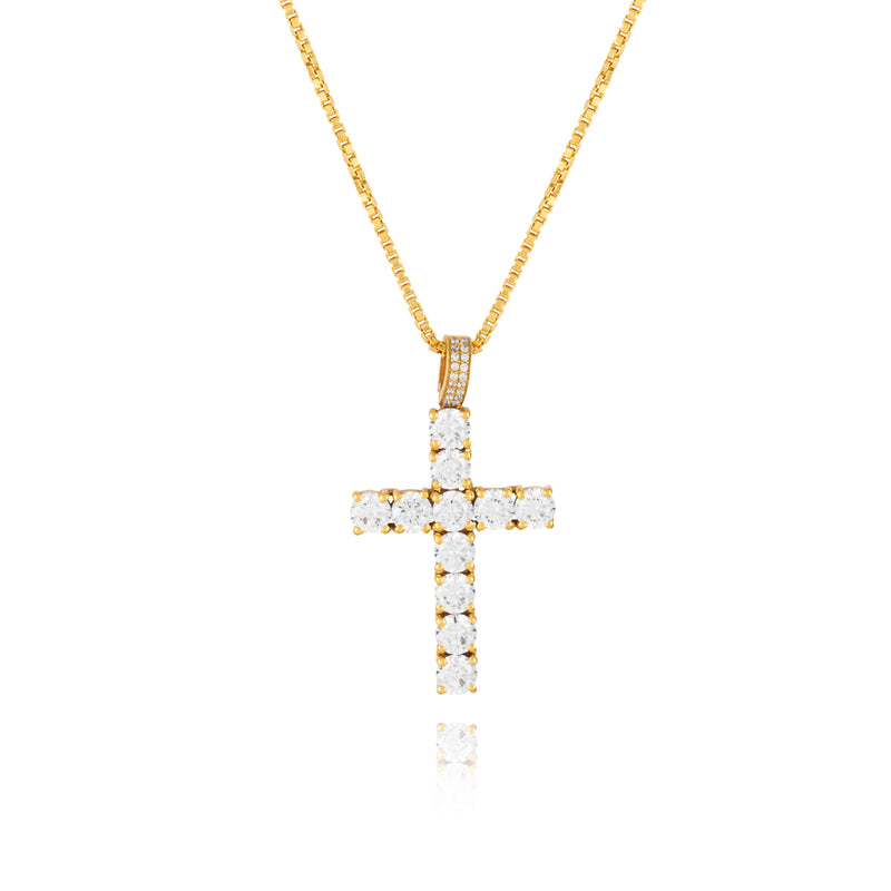 Iconic Cross Necklace (14K Gold Plated)