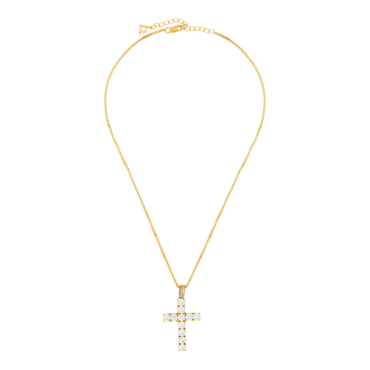 Iconic Cross Necklace (14K Gold Vermeil)