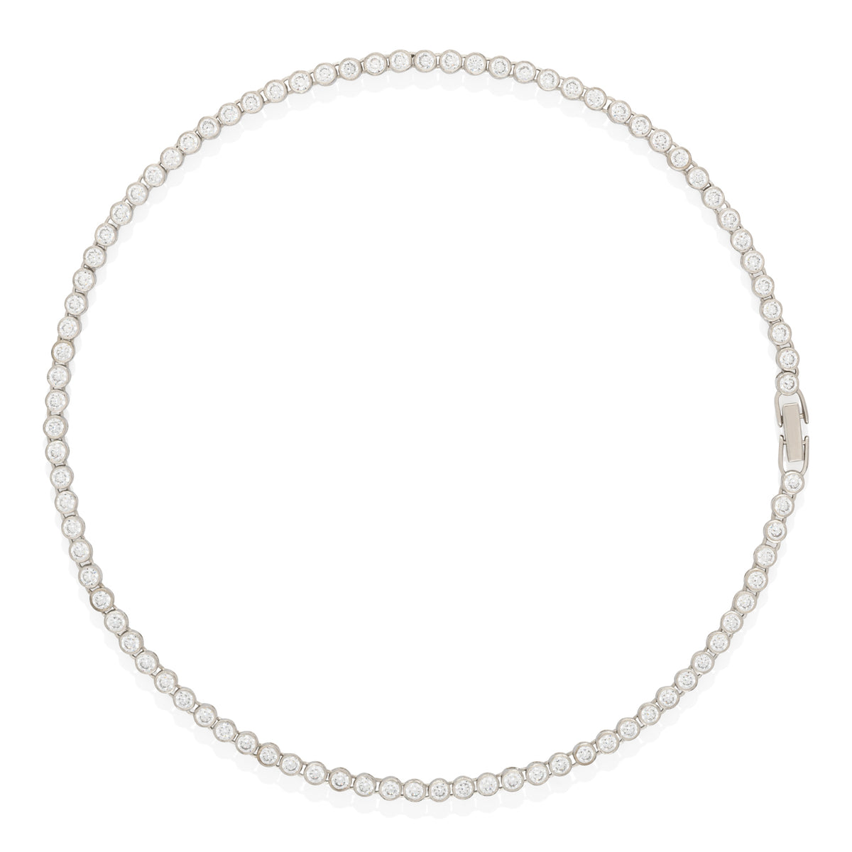 Victory Tennis Necklace (925 Sterling Silver)