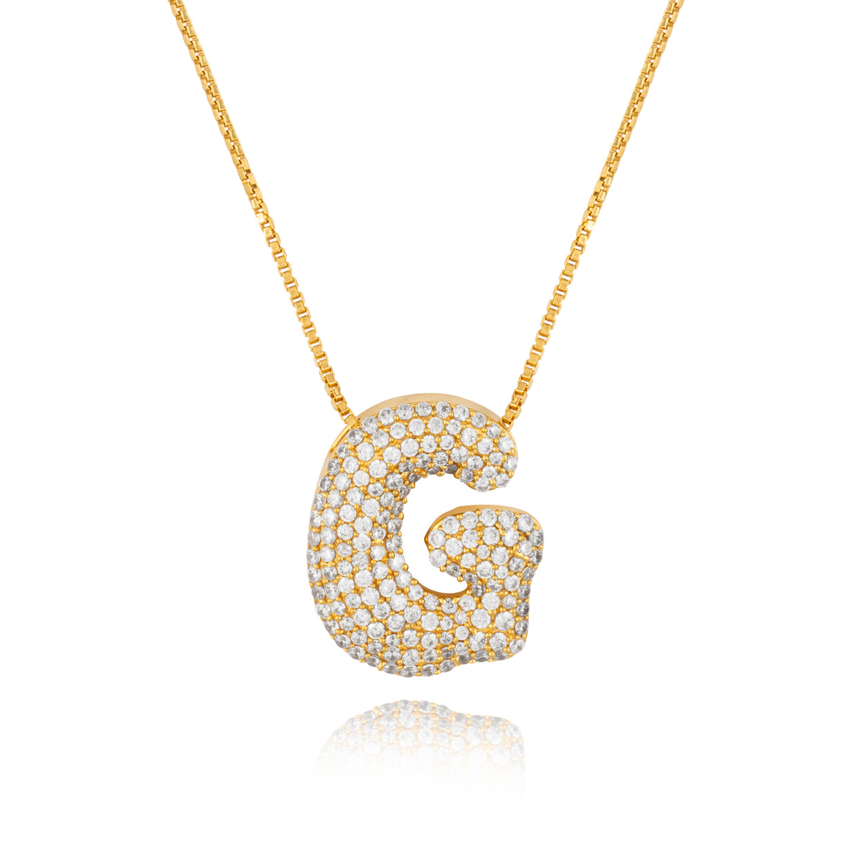 Rebel Letter Necklace (14K Gold Vermeil)