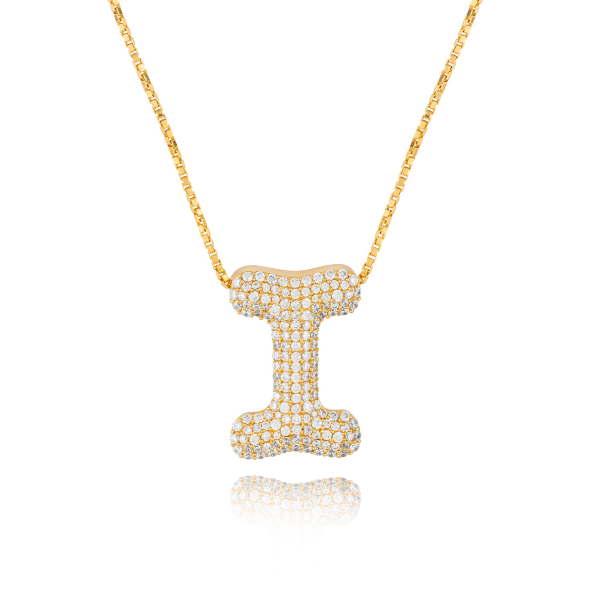 Rebel Letter Necklace (14K Gold Vermeil)