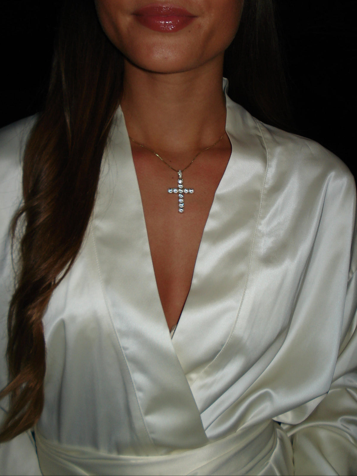 Iconic Cross Necklace (14K Gold Vermeil)