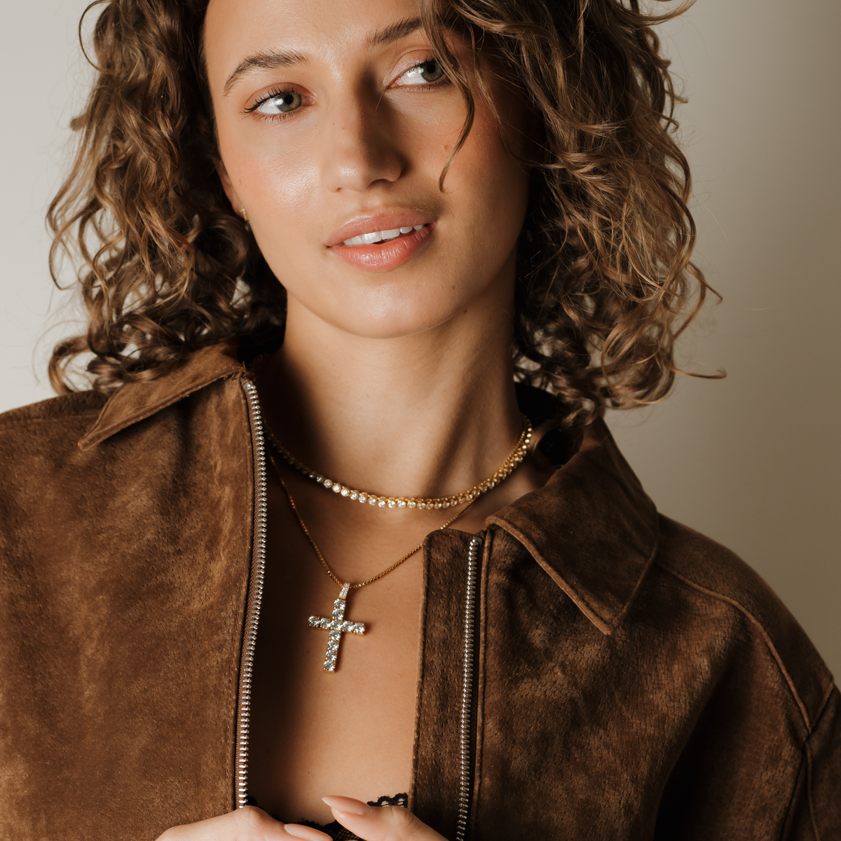 Iconic Cross Necklace (14K Gold Vermeil)